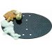 Tapete Box Banheiro 42x53cm Antiderrapante Ventosa Hidro Preto
