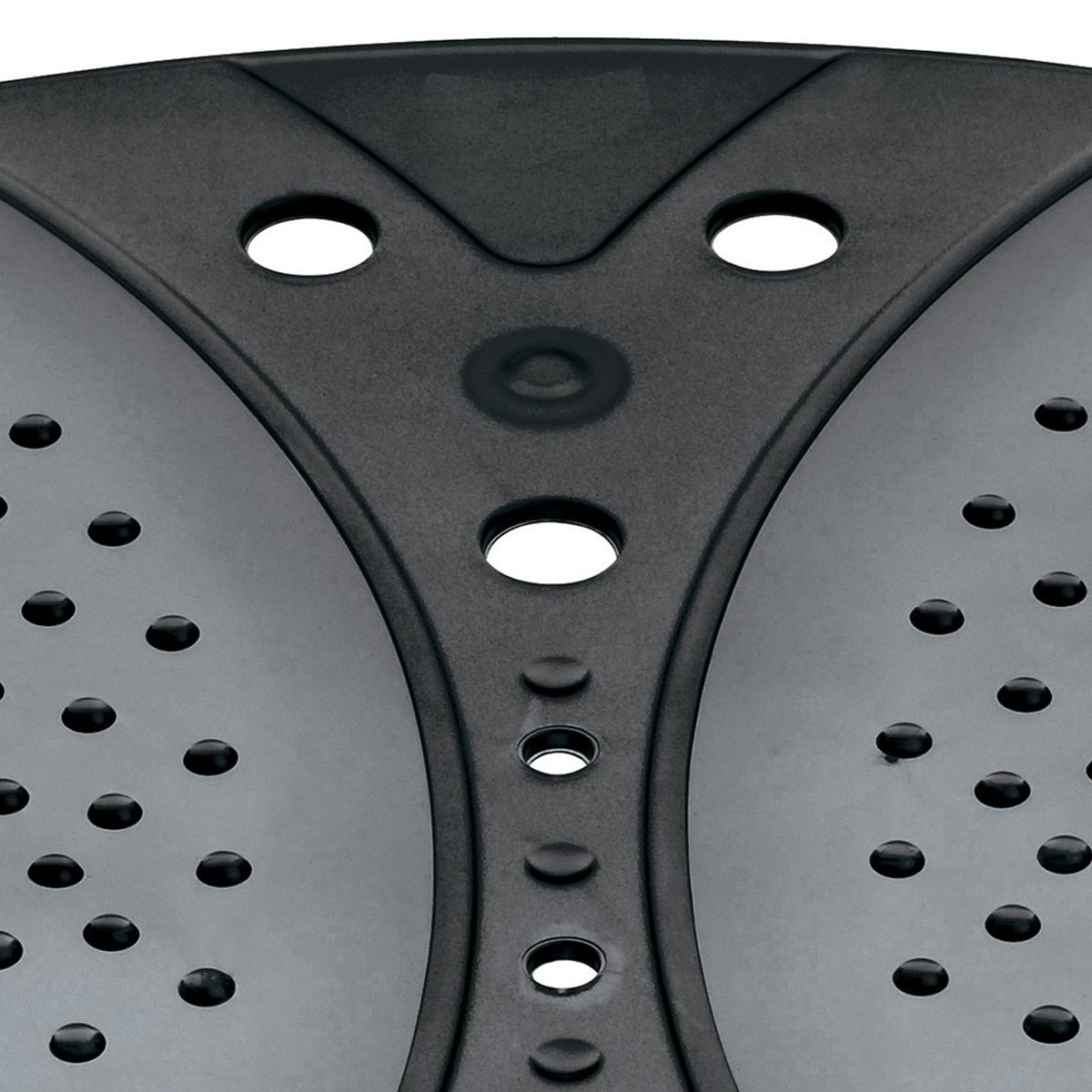 Tapete Box Banheiro 42x53cm Antiderrapante Ventosa Hidro Preto