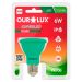 Lâmpada LED III Verde (6W)