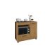 Balcão Armario Freijo Para Cooktop 4 Bocas Moderno Espaçoso com Gavetas Mp