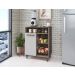 Balcão Multiuso Off White Fruteira Com Espaço Para Forno Com Porta Fp