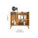 Buffet Aparador Off White Com 3 Portas Espaçoso Para Sala De Estar Luxo Ay