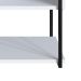 Gabinete Suspenso com Cuba Angel 1 PT Preto e Branco 50 cm