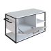 Gabinete Suspenso com Cuba Angel 1 PT Preto e Branco 80 cm
