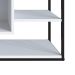 Gabinete Suspenso com Cuba Angel 1 PT Preto e Branco 80 cm