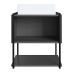 Gabinete Suspenso com Cuba Angel 1 PT Preto e Grafite 50 cm