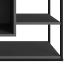 Gabinete Suspenso com Cuba Angel 1 PT Preto e Grafite 80 cm