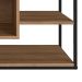 Gabinete Suspenso com Cuba Angel 1 PT Preto e Mel 80 cm