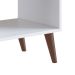 Mesa de Cabeceira Romena 1 Gaveta Branca