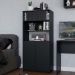 Armário Alto Organizador Gamer Pixel Preto - PR Móveis