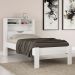 Cama Solteiro Invicta com Baú Branco - PR Móveis