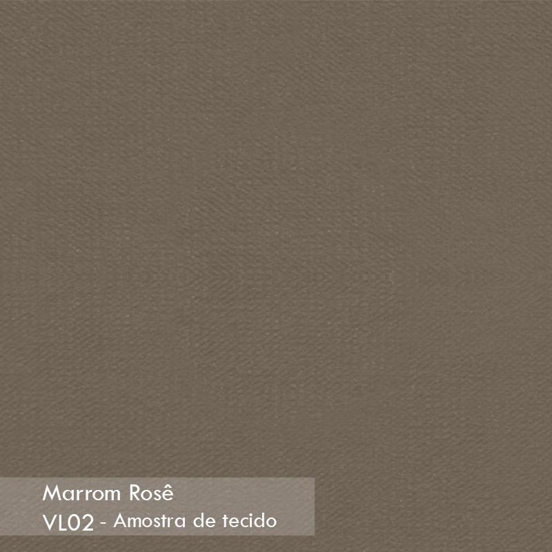 Conjunto 2 Cadeiras Amanda Castanho/Marrom Rosê - PR Móveis