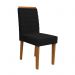 Conjunto 2 Cadeiras Berlim Ipê/Preto - PR Móveis