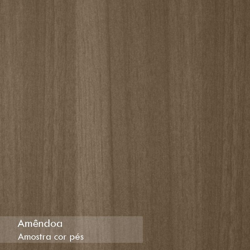 Conjunto 2 Cadeiras Itália Amêndoa/Cinza - PR Móveis