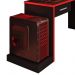 Mesa de Canto para Computador Desk Gamer DRX-9000 Preto/Vermelho - PR Móveis