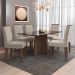Mesa de Jantar Ana 160x90 com 6 Cadeiras Amanda Imbuia/Preto/Bege - PR Móveis 