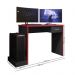 Mesa para Computador Desk Gamer DRX-9000 Preto/Vermelho - PR Móveis