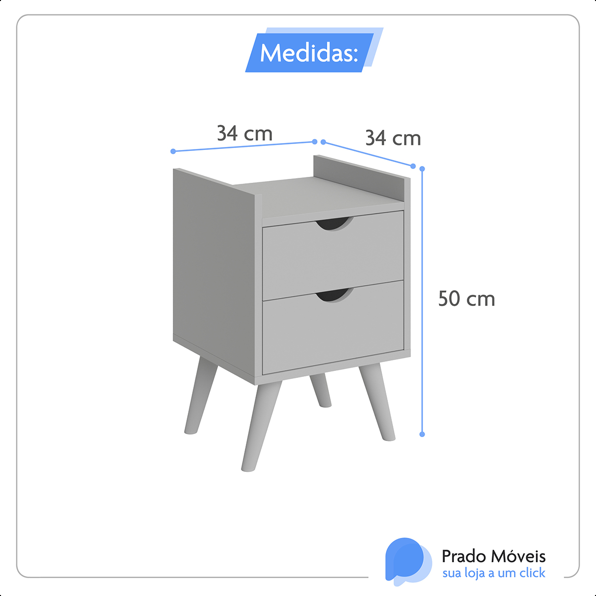 Mesa De Cabeceira Vintage Luxo Ótimo Acabamento Kit 2 Acabamento Ultravioleta Cor Branco