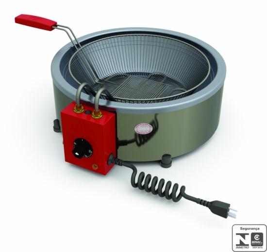 Fritadeira eletrônica tacho eletrônico 07 litros 220 volt Marca Progás modelo PR-70El 