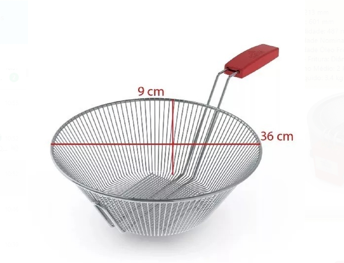 Fritadeira eletrônica tacho eletrônico 07 litros 220 volt Marca Progás modelo PR-70El 