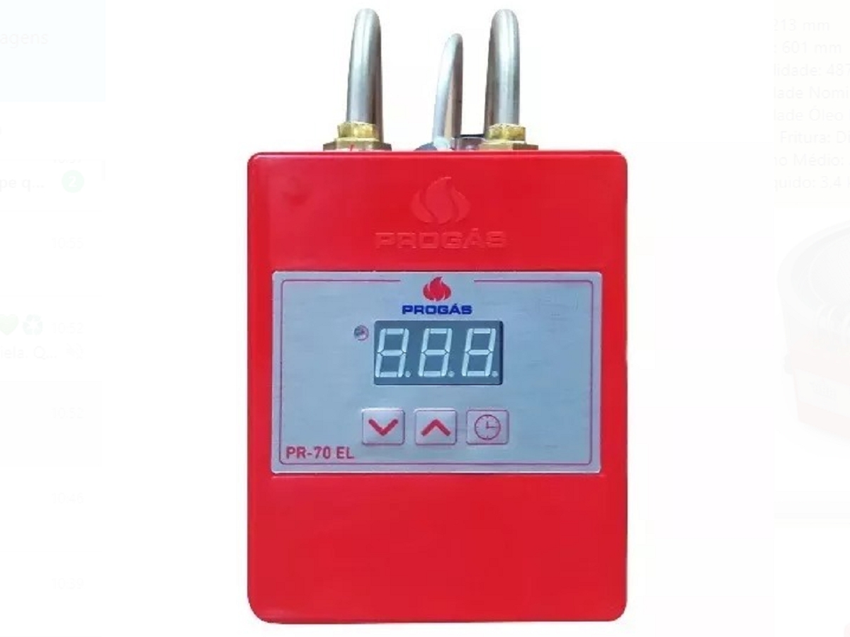 Fritadeira eletrônica tacho eletrônico 07 litros 220 volt Marca Progás modelo PR-70El 
