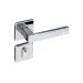 Fechadura  Concept 409 Externa Quadrada Zamak Cromado - Pado