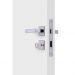 Fechadura Concept 409 WC Quadrada Zamac Cromada - Pado