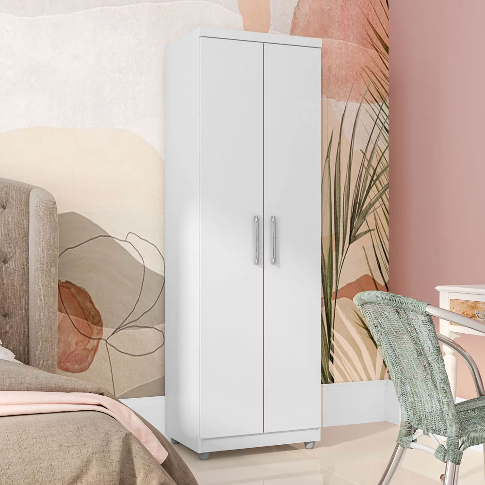 Armário Multiuso 2 Portas Mirella Branco - Pallazio