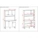 Armário de Cozinha Compacta 6 Portas e 1 Gaveta 111cm Veneza Ripado Freijó/Vanilla - Pallazio