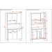 Armário de Cozinha Compacta 6 Portas e 1 Gaveta 90cm Baco Freijó/Vanilla - Pallazio