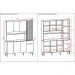Armário de Cozinha Compacta 8 Portas e 1 Gaveta 161cm Dacar Freijó/Soft - Pallazio