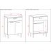 Balcão Multiuso para Forno Microondas 2 Portas e 1 Gaveta Diamond Branco - Pallazio