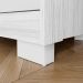 Cômoda Rack para Quarto 3 Gavetas Atlas Branco - Pallazio