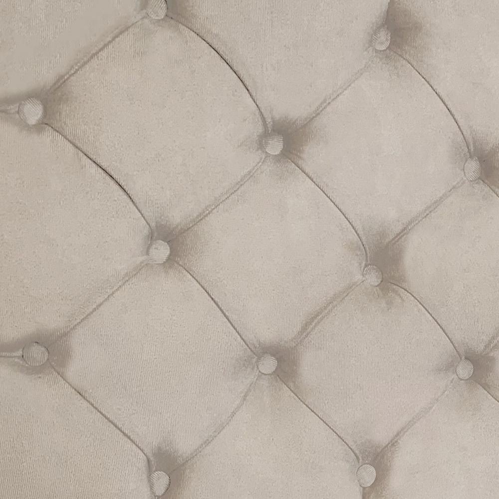 Cabeceira Capitonê Casal 1,40m Jade Suede Bege - Pallazio