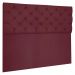 Cabeceira Capitonê Casal 1,40m Jade Suede Marsala - Pallazio