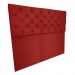 Cabeceira Capitonê Casal 1,40m Jade Suede Vermelho - Pallazio