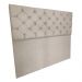 Cabeceira Capitonê King 1,95m Jade Suede Bege - Pallazio