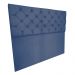 Cabeceira Capitonê Solteiro 0,90m Jade Suede Azul Marinho - Pallazio