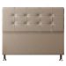 Cabeceira Casal 1,40m Atenas Suede Bege - Pallazio