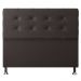 Cabeceira Casal 1,40m Atenas Suede Marrom - Pallazio
