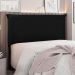 Cabeceira Casal 1,40m Barcelona Suede Preto - Pallazio