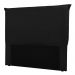 Cabeceira Casal 1,40m Barcelona Suede Preto - Pallazio