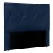 Cabeceira Casal 1,40m Ávila Suede Azul Marinho - Pallazio