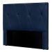 Cabeceira Casal 1,40m Ávila Suede Azul Marinho - Pallazio