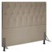 Cabeceira Casal 1,40m Estocolmo Suede Bege - Pallazio