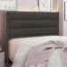 Cabeceira Casal 1,40m Las Palmas Suede Cinza - Pallazio
