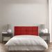 Cabeceira Casal 1,40m Nina Suede Vermelho - Pallazio
