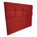 Cabeceira Casal 1,40m Nina Suede Vermelho - Pallazio