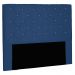 Cabeceira Casal 1,40m Tânia Suede Azul Marinho - Pallazio