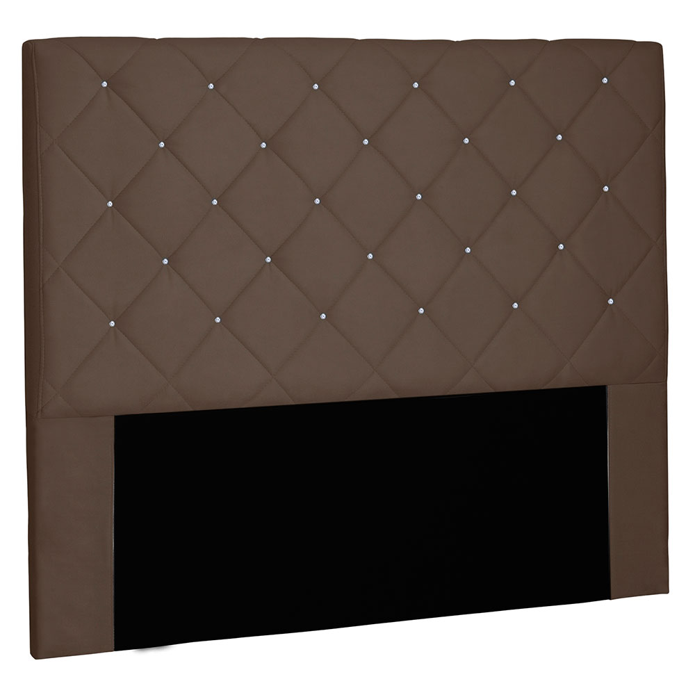 Cabeceira Casal 1,40m Tânia Suede Caramelo - Pallazio